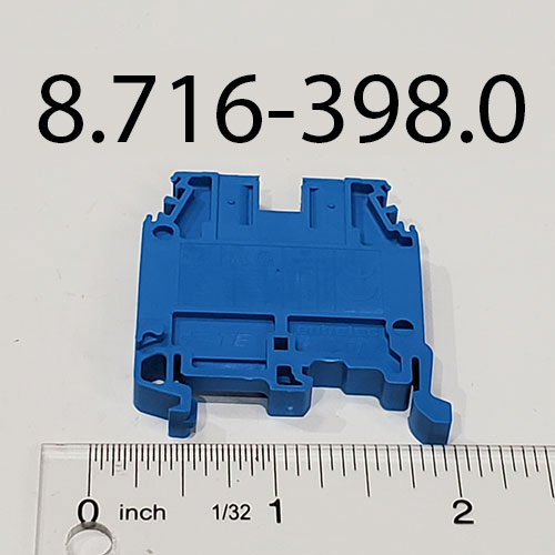 Terminal Block, Blue, Entrelec 125116-01