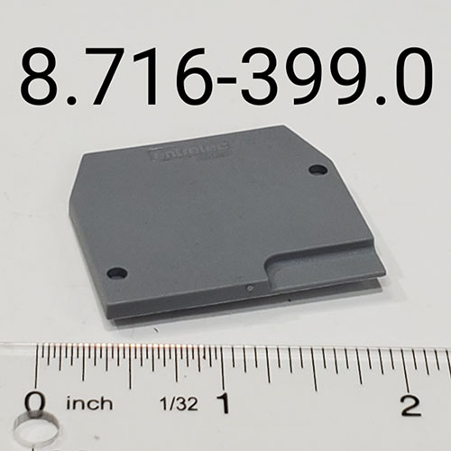 End Cover, Entrelec, 11836816 P-ON
