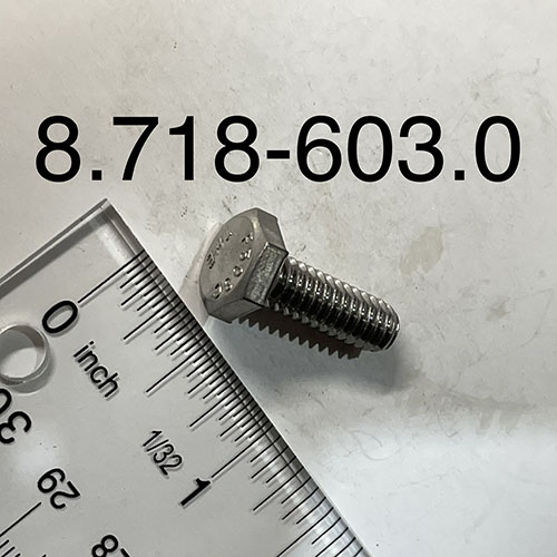 Bolt, 1/4 – 20X3/4", Hh Ss