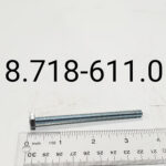 Bolt, 1/4-20 X 3-1/2″, HH Tap Zinc