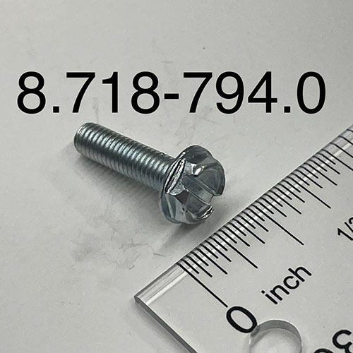Screw, 10-32″ X 3/4″, HEX WAS, SL, MS
