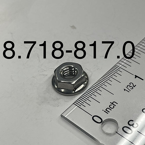 NUT, 1/4-20, WHIZ LOC FLANGE, SS