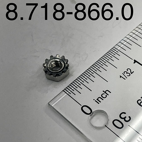 NUT, 8/32′, KEPS, SS
