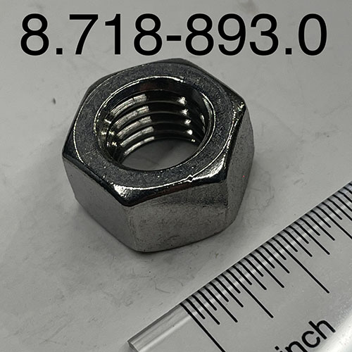 NUT, 1/2-13 HEX SS
