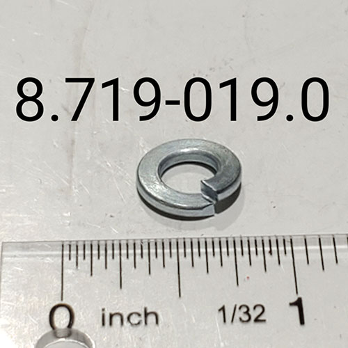 Washer, 1/4″ Split Ring Lock, Zinc