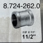 Coupling, 1-1/2″ NPT Galv
