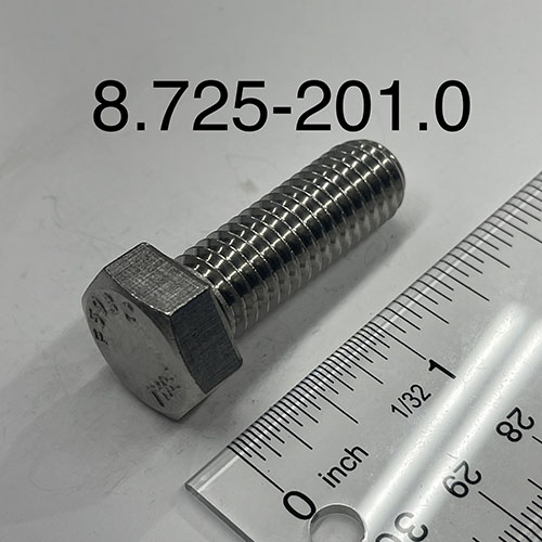 BOLT, 1/2-13 X 1-1/2, HH, SS
