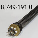 Heating Element, 9KW/208V/3PH, 2″NPT, Brass, 28″