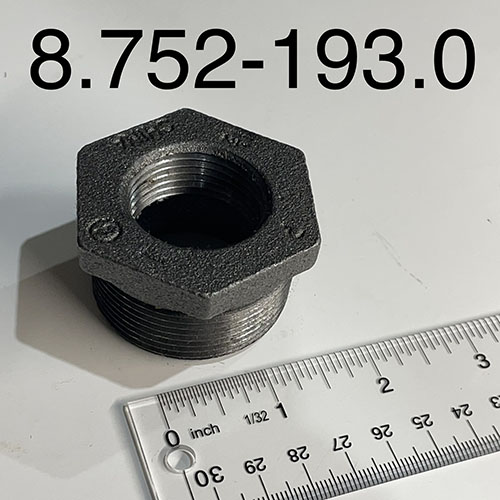Pipe, Bushing, Hex, 1-1/2″ X 1″ NPT Steel