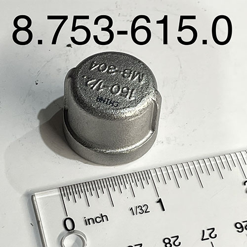Cap 1/2″ 304SS