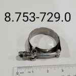 CLAMP, T-BOLT, 1-7/8″ X 2-1/8″, SS