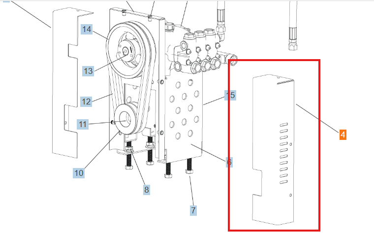Guard, Belt Right, Mhc - Image 1