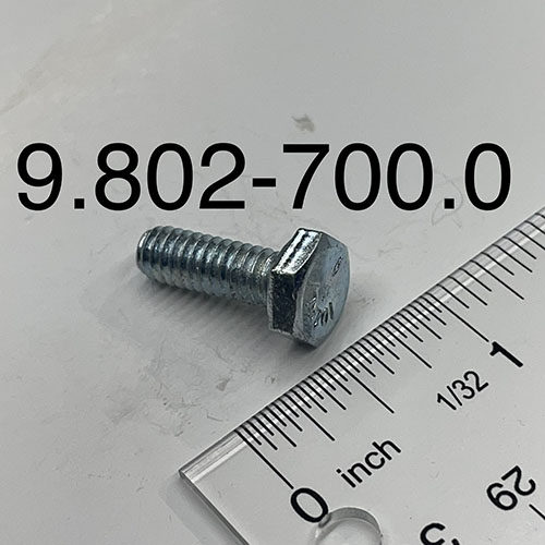 BOLT, 1/4-20 X 3/4″, NC HH, Zinc