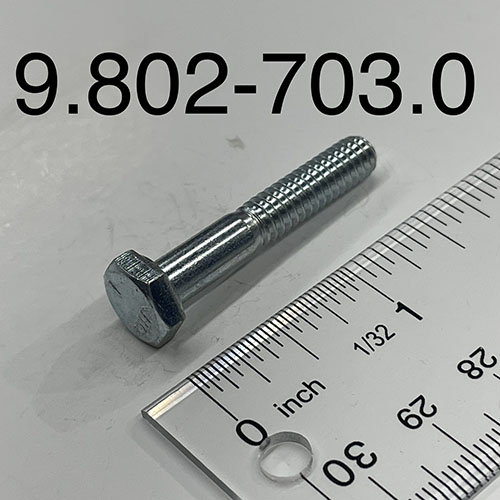 BOLT, 1/4-20 X 1-1/2″ HH ZINC