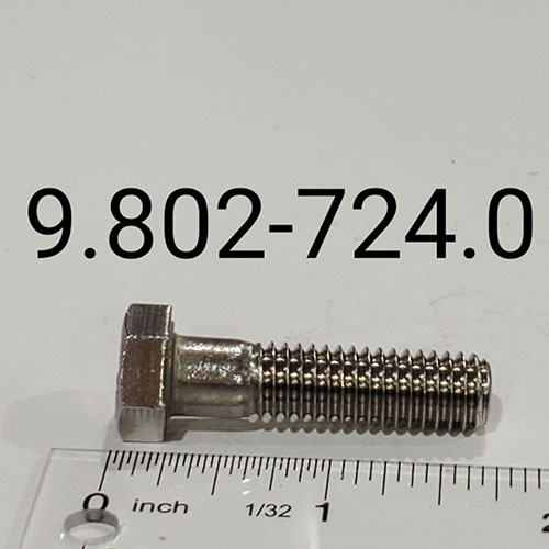 Bolt, 3/8 X 1-1/2″ HH NC SS