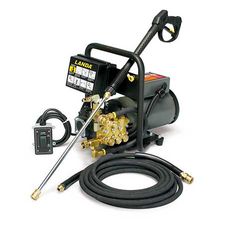 Landa Zef Handheld Direct Drive Electric Powered Cold Water Pressure Washer, 1.8 Gpm @ 1400Psi. 120Volt 1Phase 20Amp.
