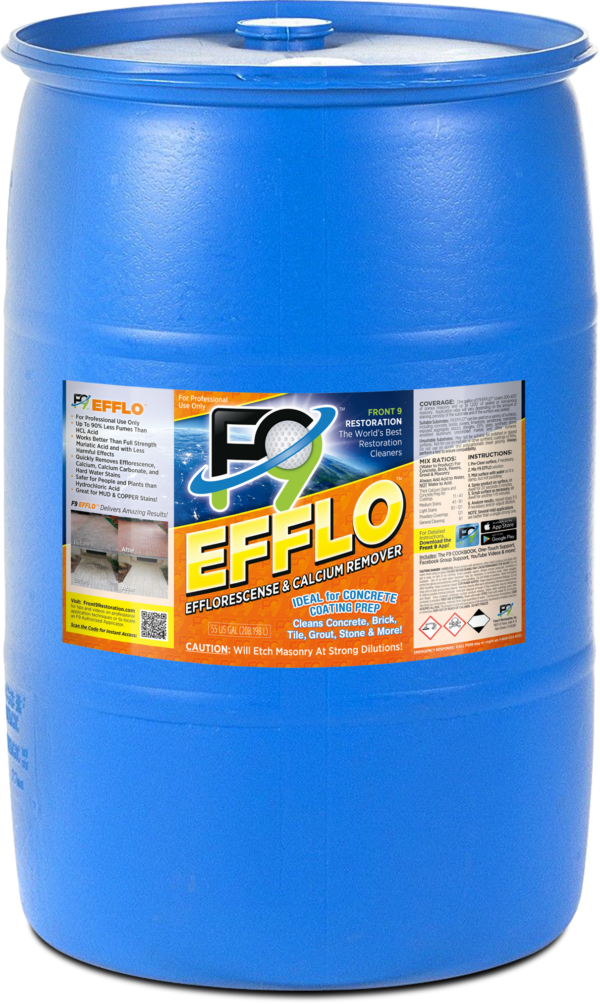 F9 Efflo: Efflorescence and Calcium Remover