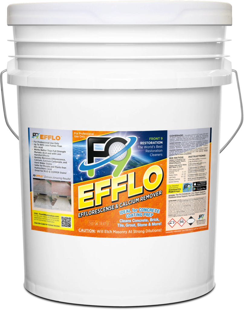 F9 Efflo: Efflorescence and Calcium Remover