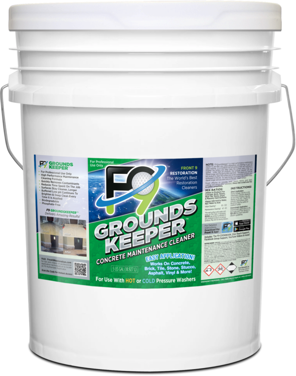 F9 Groundskeeper: Concrete Maintenance Cleaner