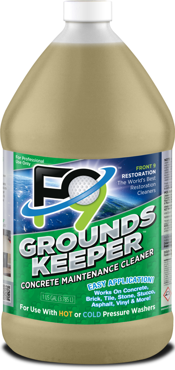 F9 Groundskeeper: Concrete Maintenance Cleaner