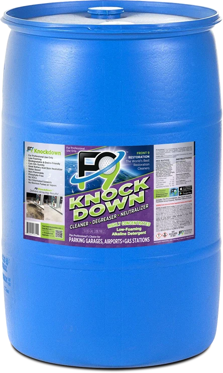 F9 Knockdown: Low-Foam Cleaner, Degreaser, Neutralizer