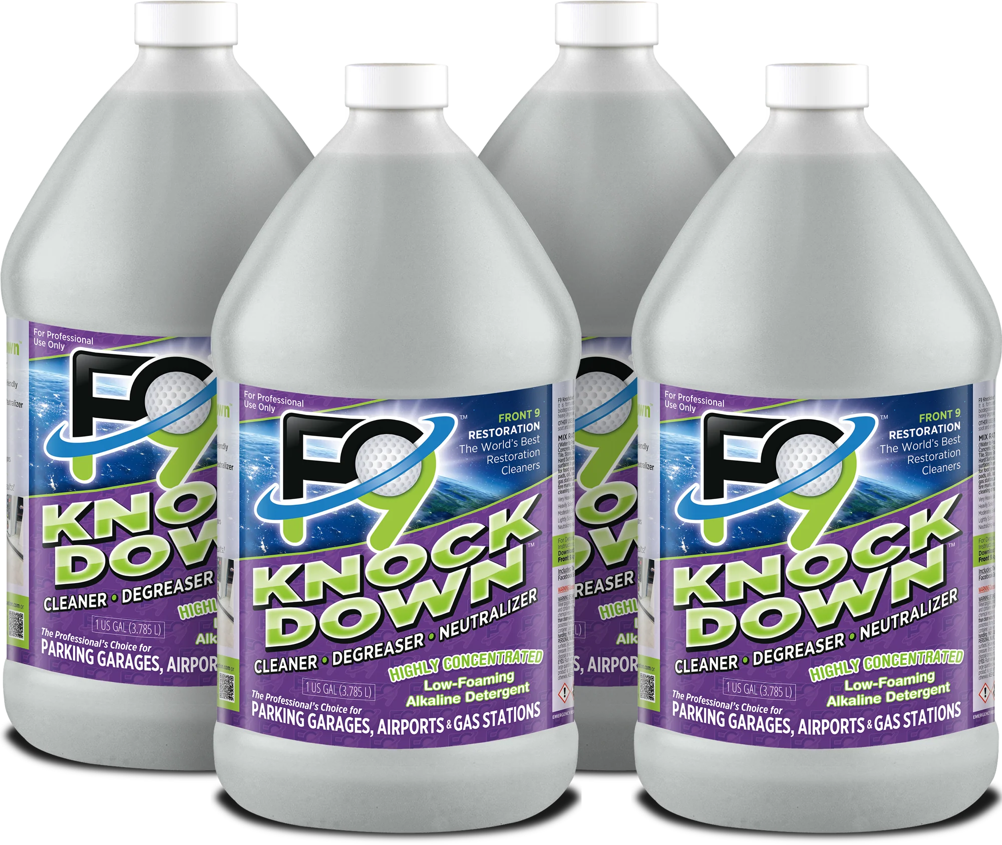 F9 Knockdown: Low-Foam Cleaner, Degreaser, Neutralizer - Image 2