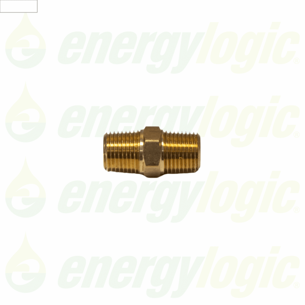 EnergyLogic Nipple - Close Hex, 1/8"