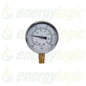 EnergyLogic Vac/Pressure Combo Gauge - 1/4" - Image 1
