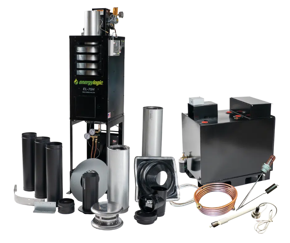 EnergyLogic EL 75H Heater (Roof) with 80 Gallon Tank Kit