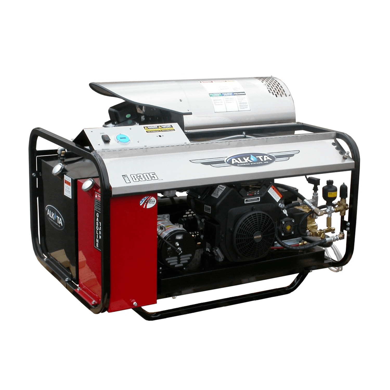 Alkota GED 115 Volt Skid Series Hot Water Pressure Washer - Image 3